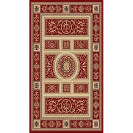 Dynamic Rugs Legacy Rectangular Rug- Red - 2 Ft. 2 In. X 7 Ft. 7 In. LE2858021330